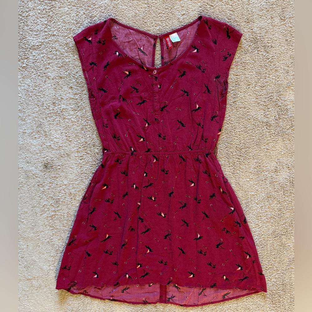 H&M Divided Red Dress